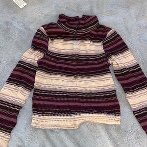 UO bunny thermal half-zip top